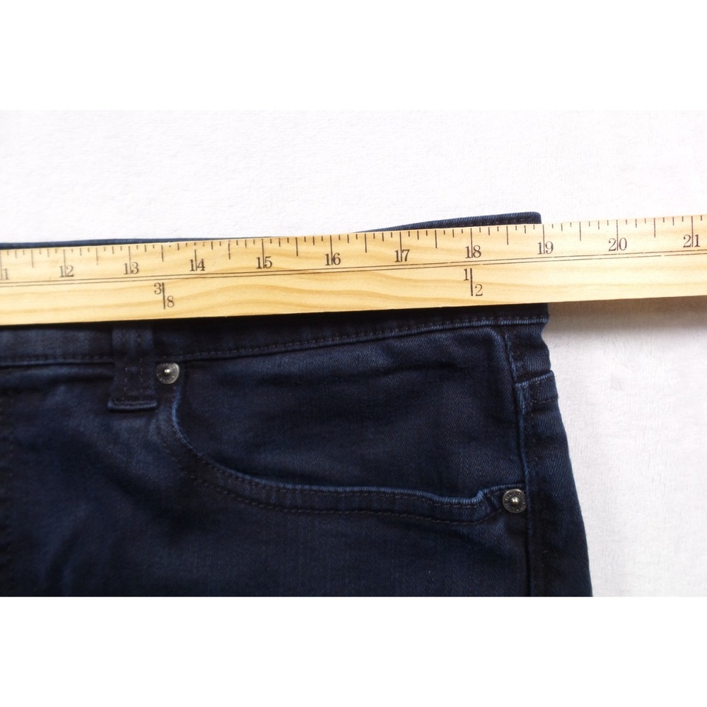 Fidelity‎ Jeans Mens Size 38 Blue Denim Torino Mid Rise Dark Wash Stretch - Picture 9 of 16